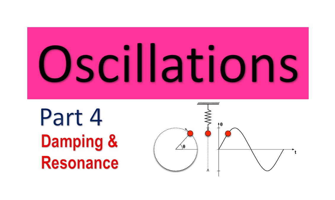 Oscillations - Part 4 - Damping and Resonance