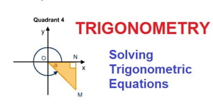 Solving Trigonometric Equations - More examples