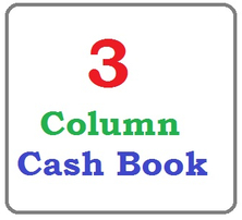 Three columnar cash book