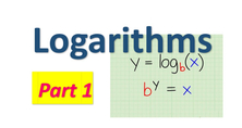 Logarithms - Part 1