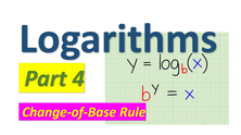Logarithms - Part 4