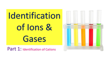 Identification of Ions and Gases - Part 1