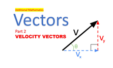 Vectors Part 2 - Velocity Vectors